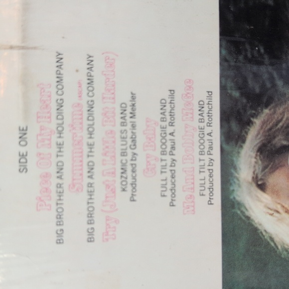Janis Joplin Vintage Vinyl Record - Picture 3 of 6